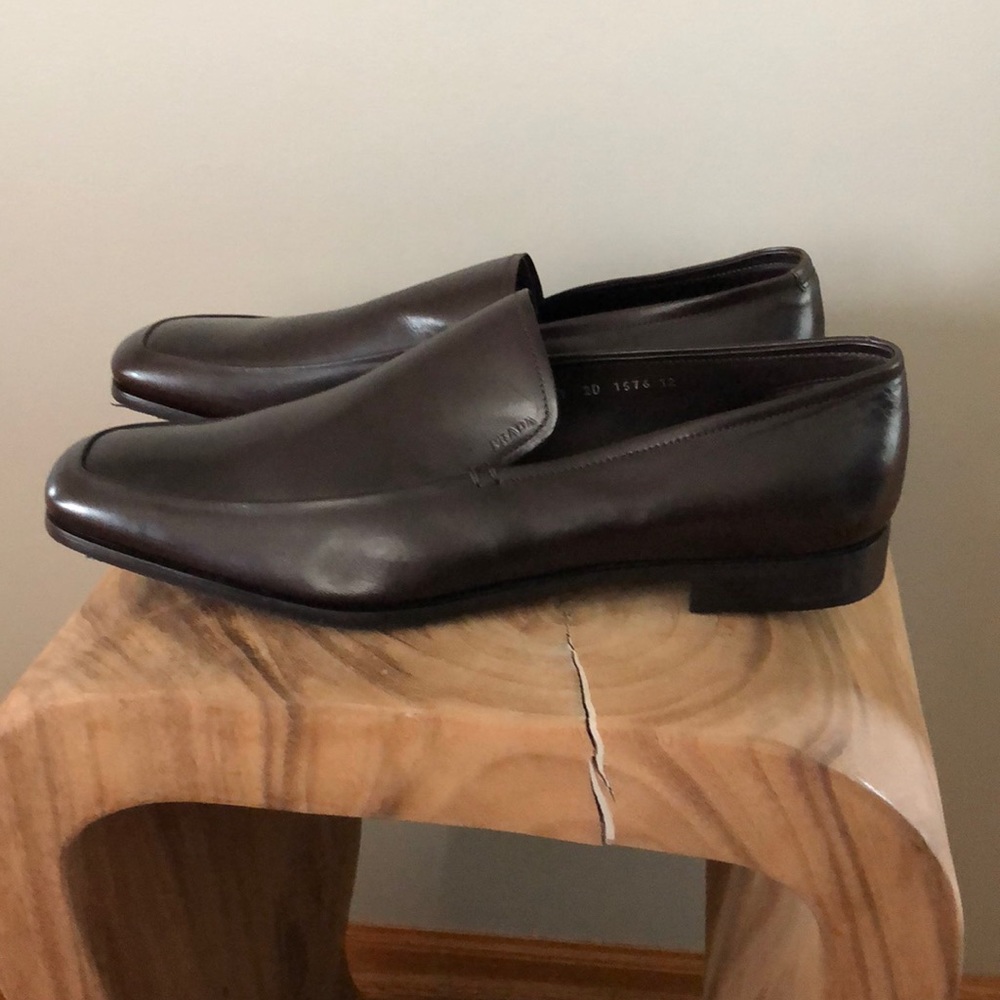 Mens Brown Prada dress Shoes